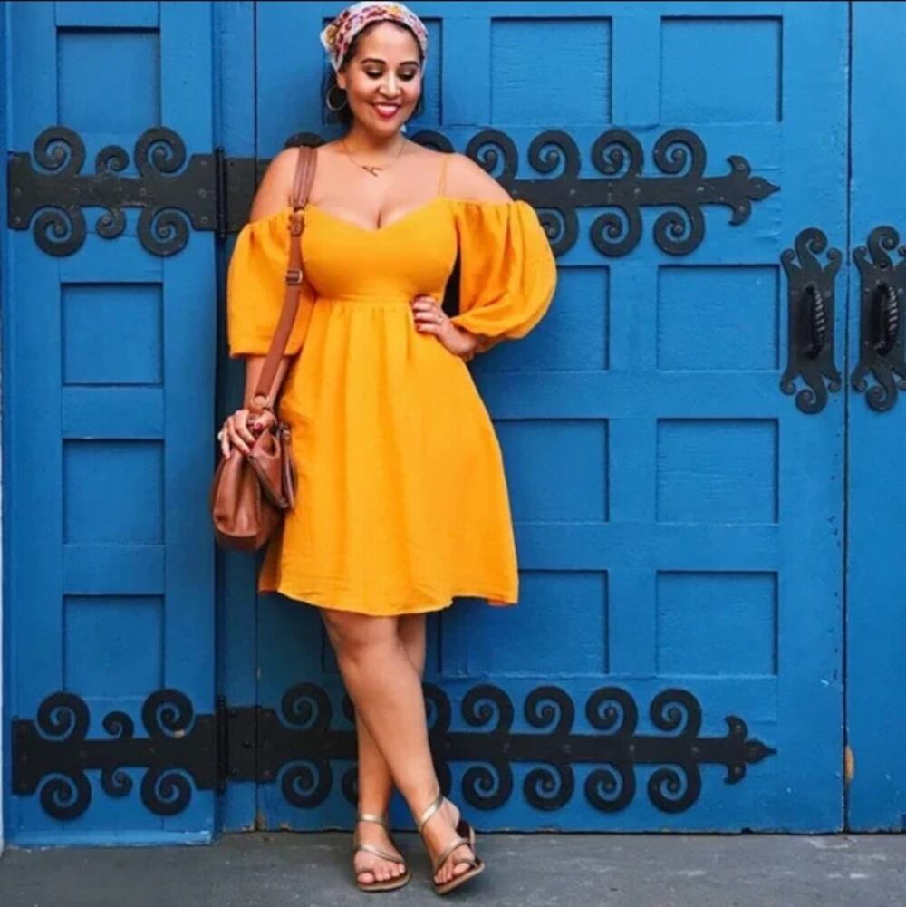 Anthropologie Moulinette Soeurs Orange Mango Carina Dress